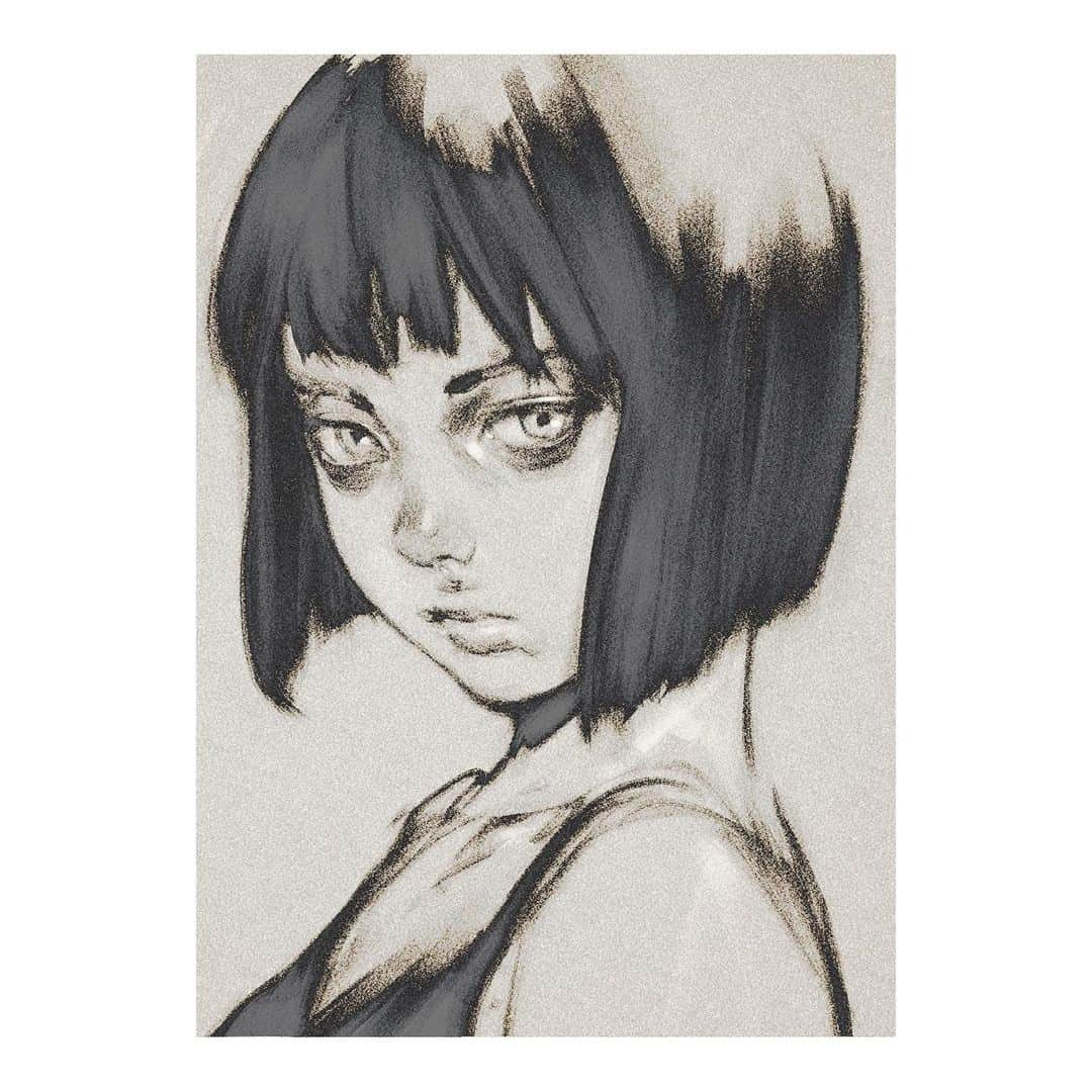 古塔つみさんのインスタグラム写真 - (古塔つみInstagram)「Rough drawing on ipad . . . . . . . . ​​#portrait #drawing #painting #sketch #paint #art #artwork #manga #contemporaryart #illustration #comic #cartoon」8月24日 6時22分 - cotoh_tsumi