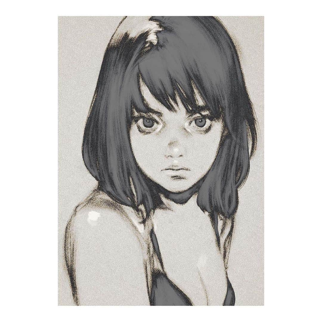 古塔つみさんのインスタグラム写真 - (古塔つみInstagram)「Rough drawing on ipad . . . . . . . . ​​#portrait #drawing #painting #sketch #paint #art #artwork #manga #contemporaryart #illustration #comic #cartoon」8月24日 6時22分 - cotoh_tsumi