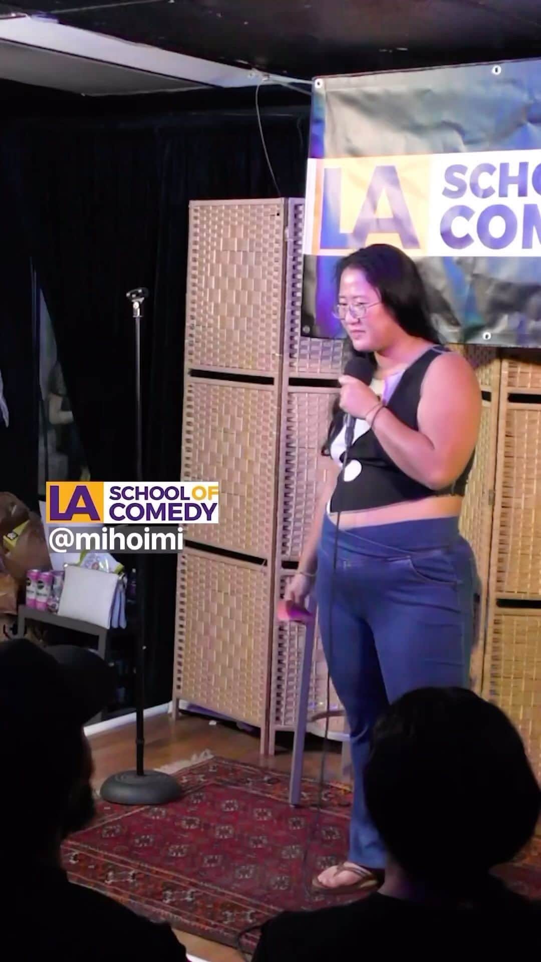 藤井美穂のインスタグラム：「@laschoolofcomedy #stabdupcomedy」