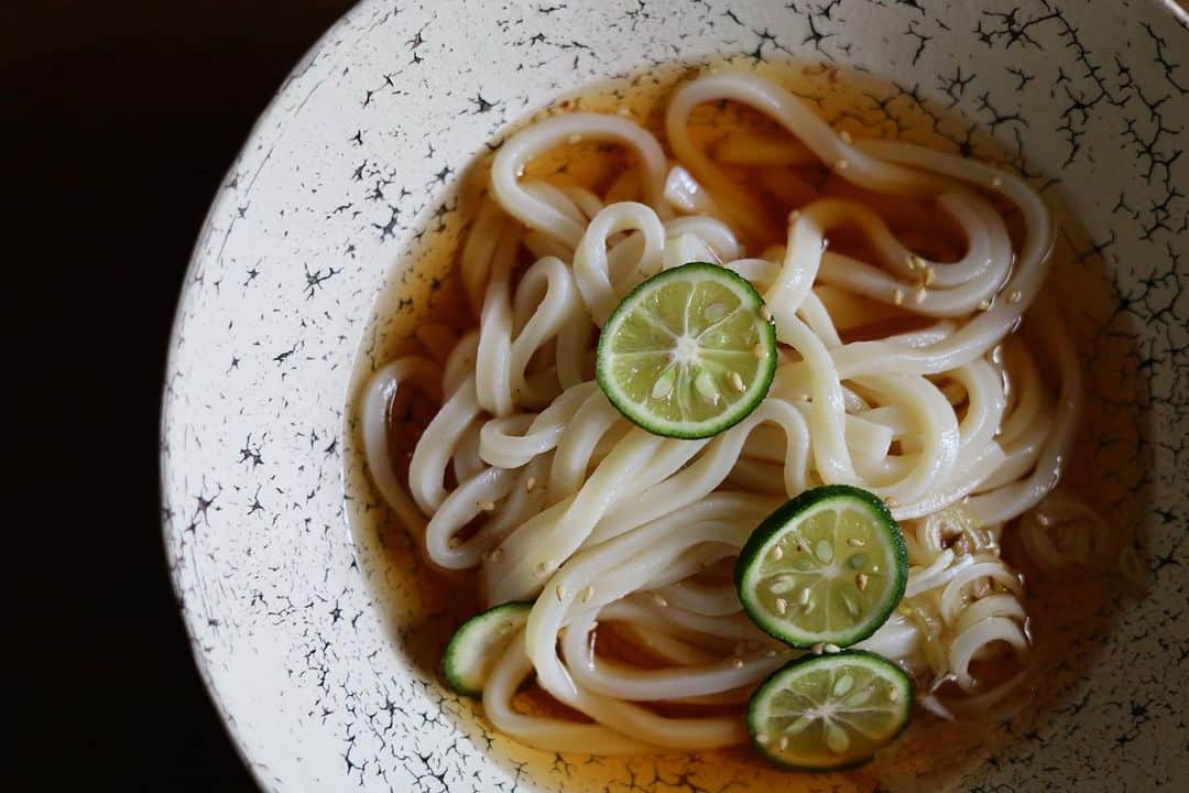 shin -SAKE instructor-のインスタグラム：「#酢橘うどん」
