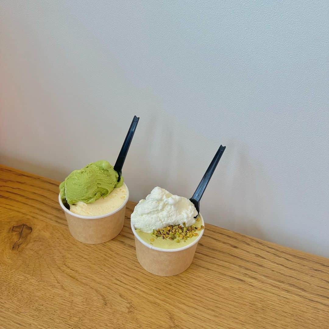 曽我部優芽のインスタグラム：「🍨🤍 ⁡ ⁡ #上田市#上田市カフェ#Cafe#カフェ」