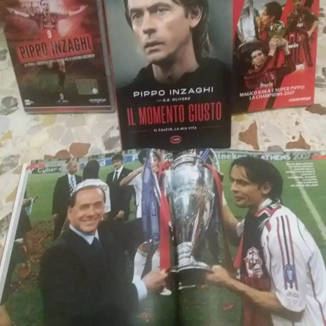 フィリッポ・インザーギさんのインスタグラム写真 - (フィリッポ・インザーギInstagram)「SUPER PIPPO INZAGHI LEGGENDA ROSSONERA.」8月24日 21時31分 - pippoinzaghi