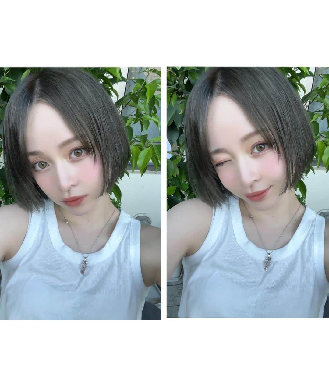 じゅりさんのインスタグラム写真 - (じゅりInstagram)「𓂃𓈒𓏸  ニューカラー🥣ˎˊ˗ オリーブベージュに🫒🤍 @momo_fjnm さん いつも可愛くしてくれてありがとうございます🥹🎶 めちゃくちゃ可愛くなって大満足です🫶💕💕  大人かわいい目指したい☺️🎶  #ボブ #ミニボブ #bob #オリーブベージュ #オリーブカラー」8月24日 21時31分 - juripuuu