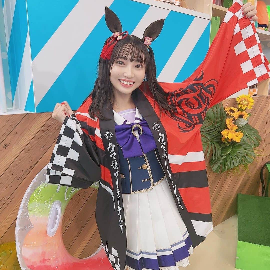 矢野妃菜喜のインスタグラム：「🐎 2.5周年おめでとうございます🎊 #ぱかライブtv #ウマ娘  #キタサンブラック」