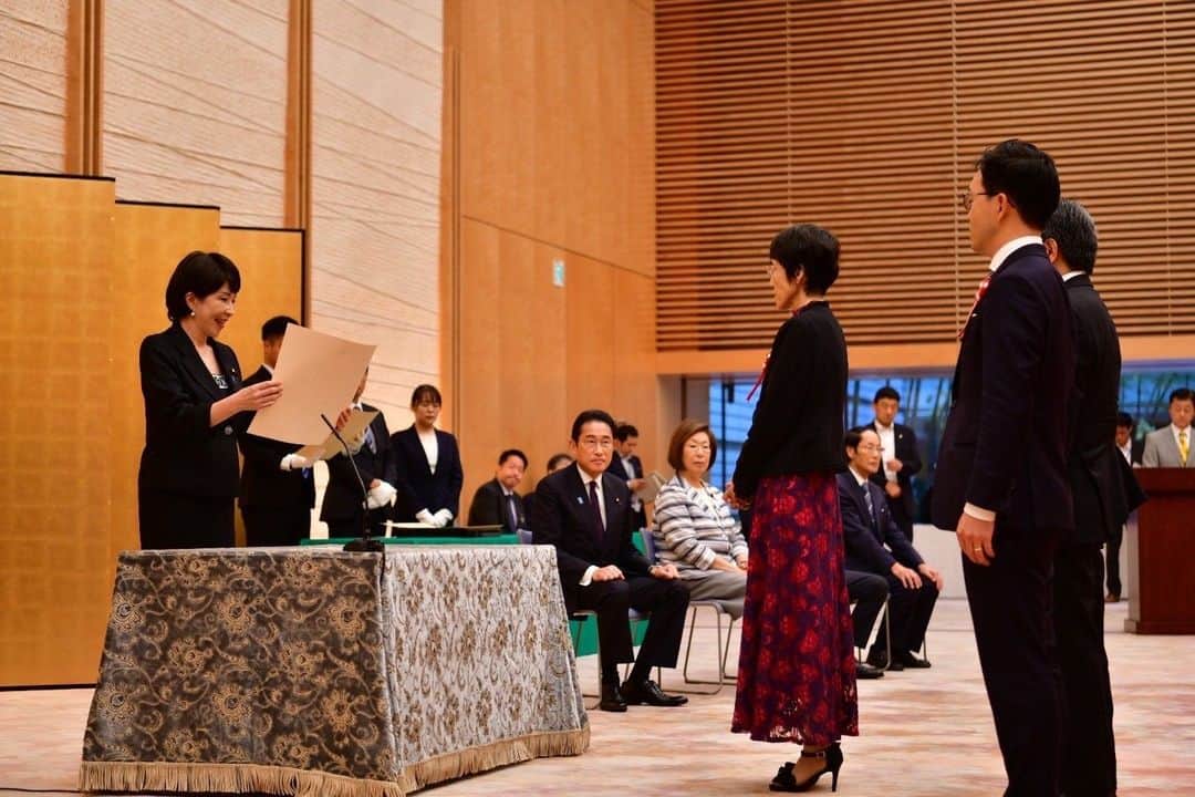 高市早苗のインスタグラム：「8月23日 日本医療研究開発大賞表彰式」