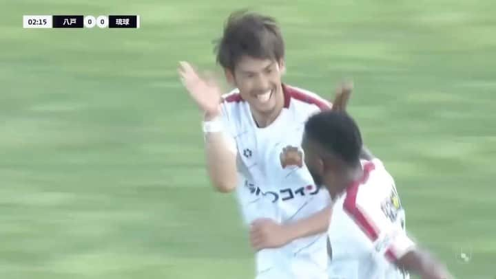 FC琉球のインスタグラム：「📹｜𝙂𝙊𝘼𝙇 ❗️｜  ✅試合開始早々 先制弾❗️  🏆Ｊ3 第21節 🗓8/23(水） 🆚#ヴァンラーレ八戸 ⚽️3分 #野田隆之介   #FC琉球」