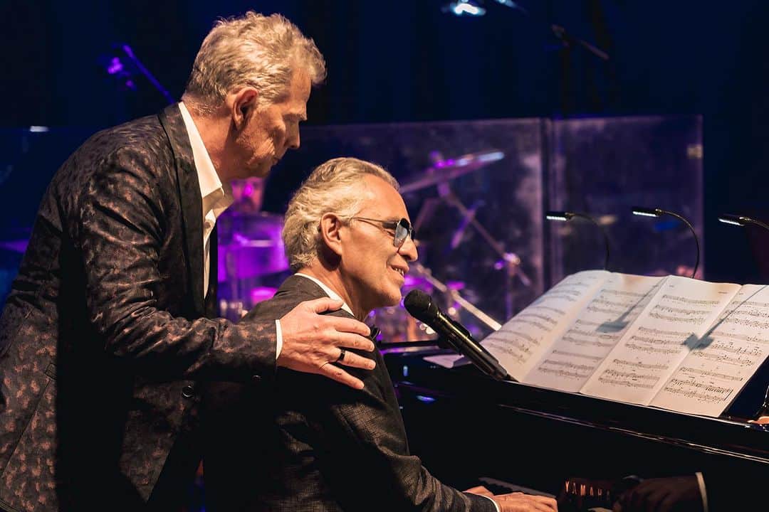 アンドレア・ボチェッリのインスタグラム：「@davidfoster」