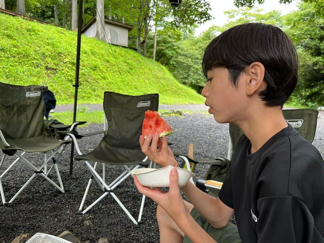 木庭弥生さんのインスタグラム写真 - (木庭弥生Instagram)「仲良し家族と久しぶりのキャンプ🏕️  子ども達がみんな楽しそうで嬉しい時間でした🥰  夜は一面の星空に感激🌌 道志川は綺麗で気持ちが良くて最高の2日間だったな☺️  2023.08.22〜23  #水源の森  #水源の森キャンプランド  #道志村  #夏休み」8月24日 19時19分 - yayoikoba