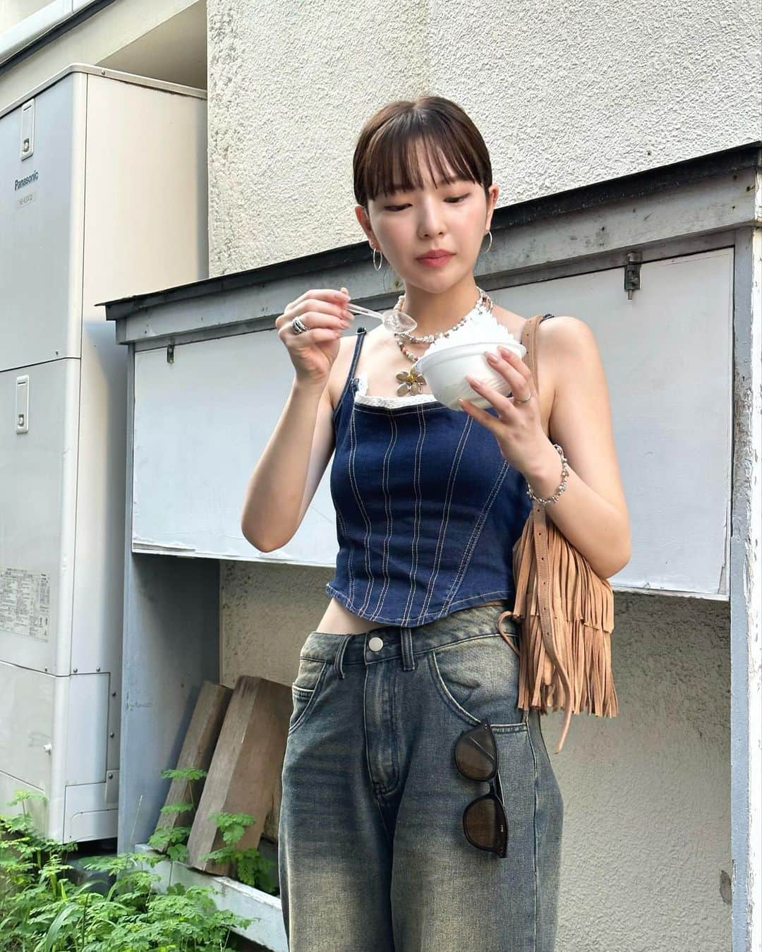 田中芽衣（めいめろ）さんのインスタグラム写真 - (田中芽衣（めいめろ）Instagram)「🍧@江ノ島🏝🌻🌀」8月24日 19時24分 - mei_tnk