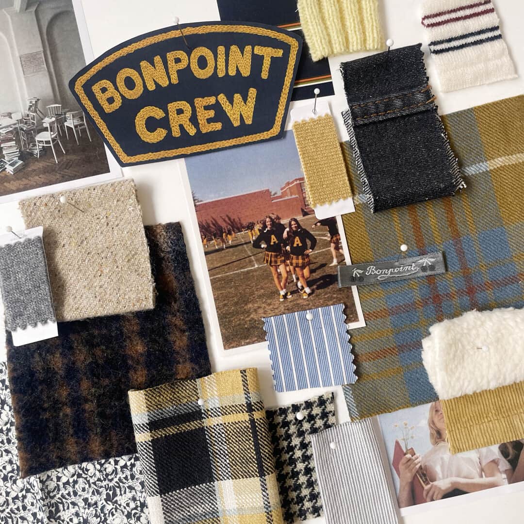 bonpointのインスタグラム：「New Bonpoint FW23 | Behind the collection ​ Our school wardrobe, infused with plaid pieces, stripes, touches of yellow and just the right amount of cool. ​  #Bonpoint #NewCollection #BacktoSchool」