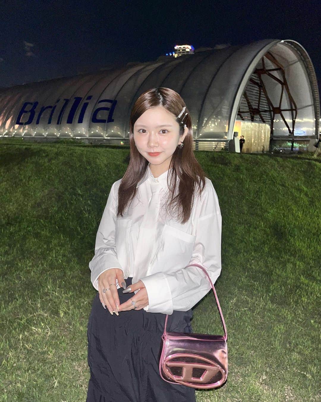 高梨優佳のインスタグラム：「『tiit tokyo Spring / Summer 2024 collection “Nostalgia”』  めちゃくちゃ素敵でした 🥲🤎」