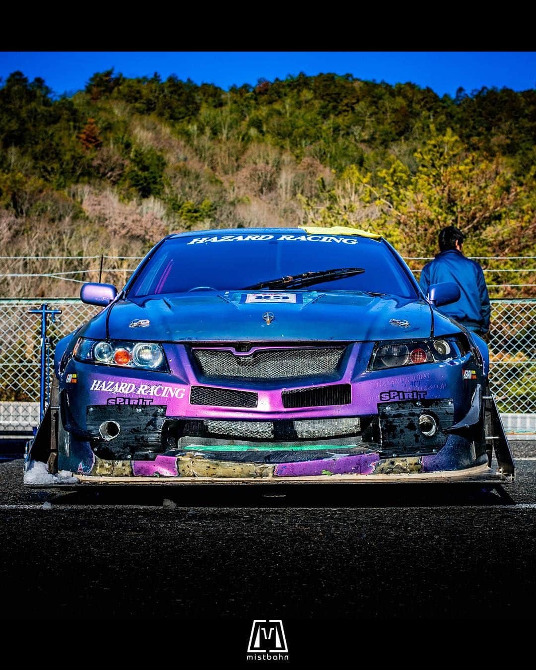 mistbahnさんのインスタグラム写真 - (mistbahnInstagram)「_ HAZARD RACING Honda CL7 ...