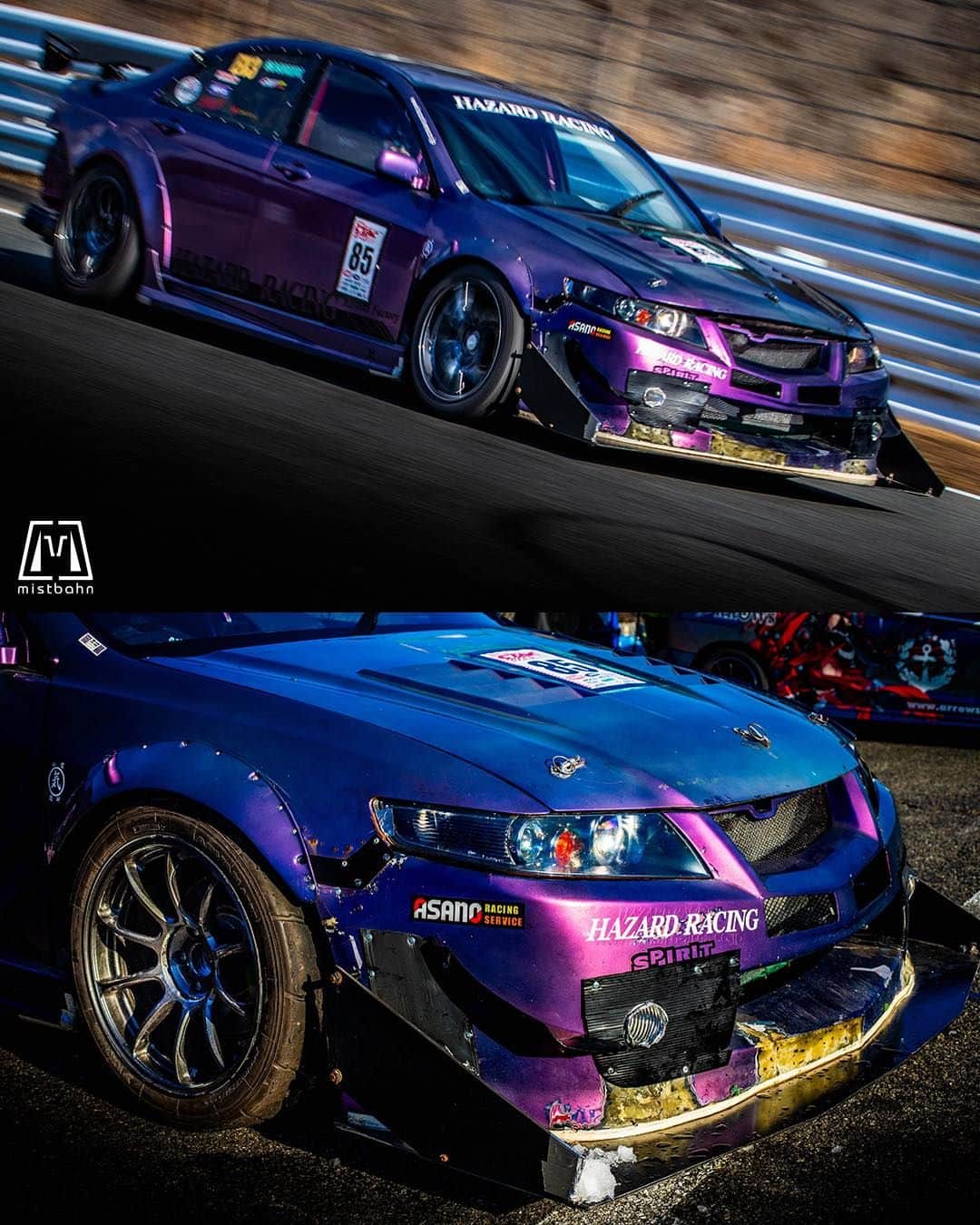 mistbahnさんのインスタグラム写真 - (mistbahnInstagram)「_ HAZARD RACING Honda CL7 ...