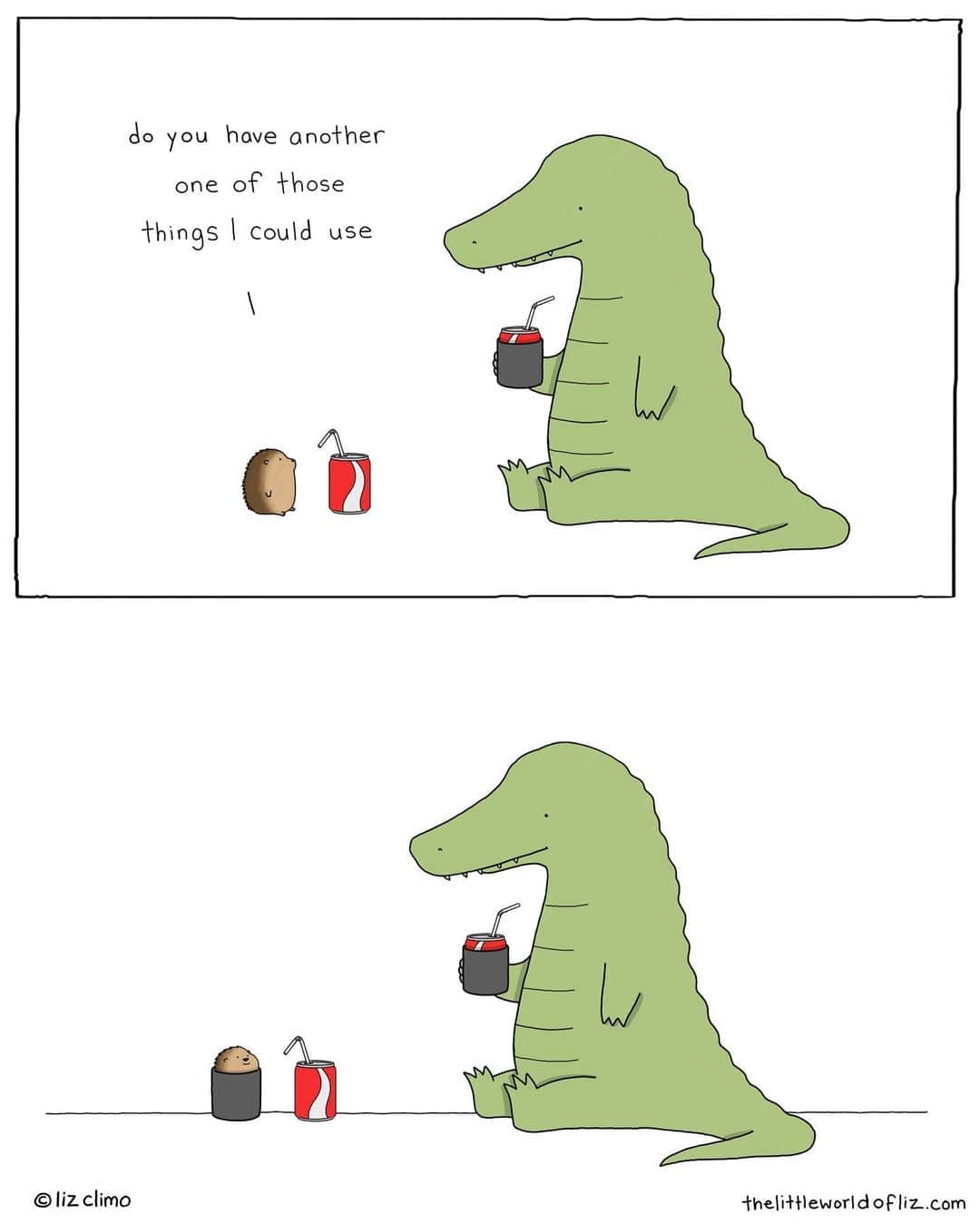 のインスタグラム：「🥤🦔」