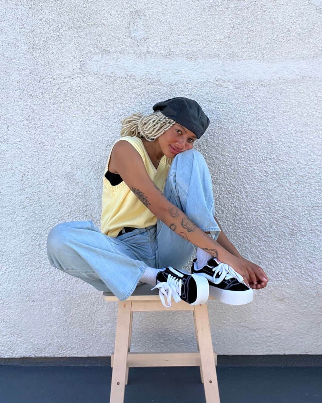 vans girlsのインスタグラム：「A Knu take on a classic – @charitylikesbeards is top tier in the Knu Stack. Available at the link in bio.」