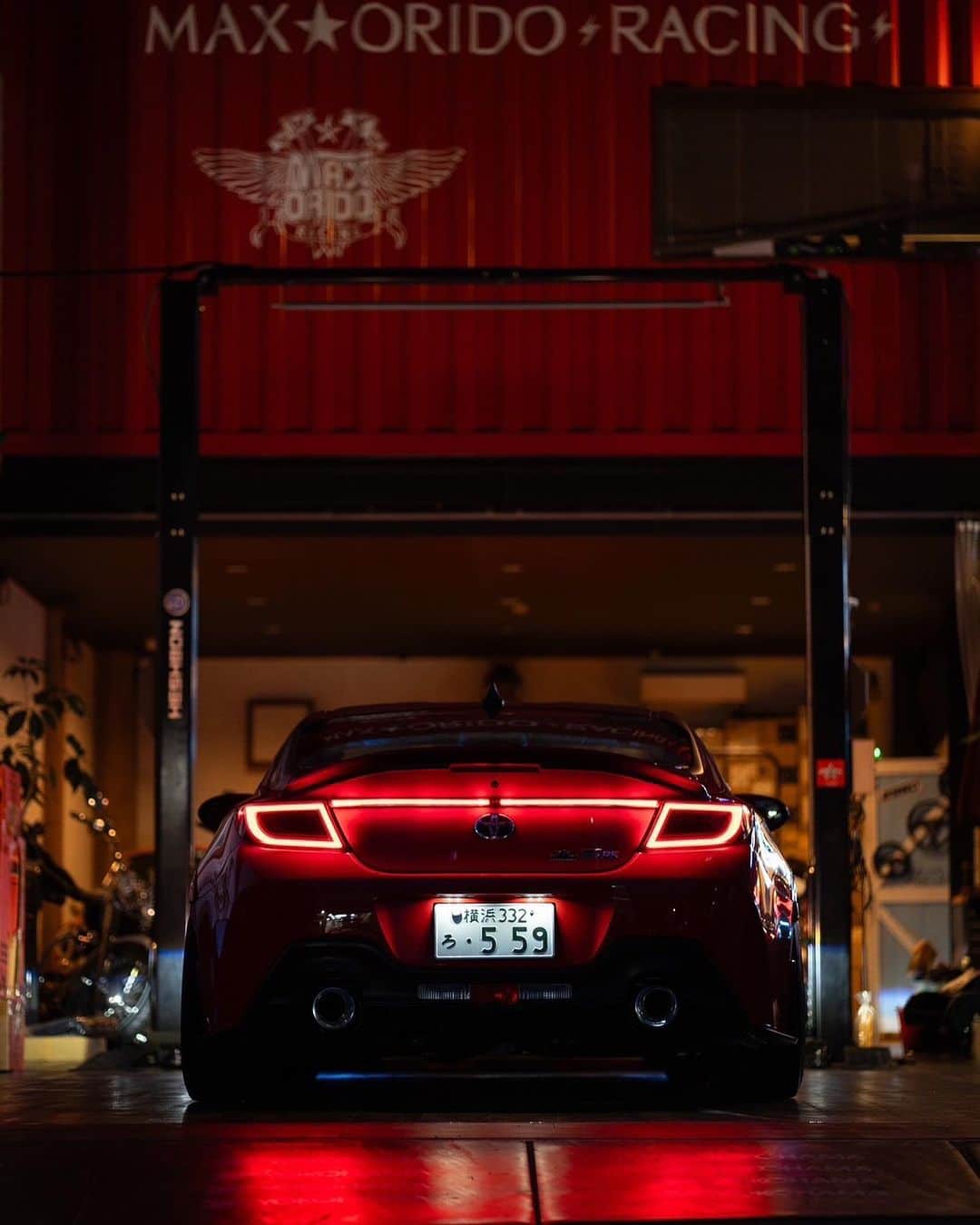 織戸学のインスタグラム：「new style led bar  #arexjdm #projectjdm #arexgr86  @alpharexjdm @alpharexusa   @130ryokohama  @ridox559_maxorido   #maxorido  #gr86  @maaya_orido_559」
