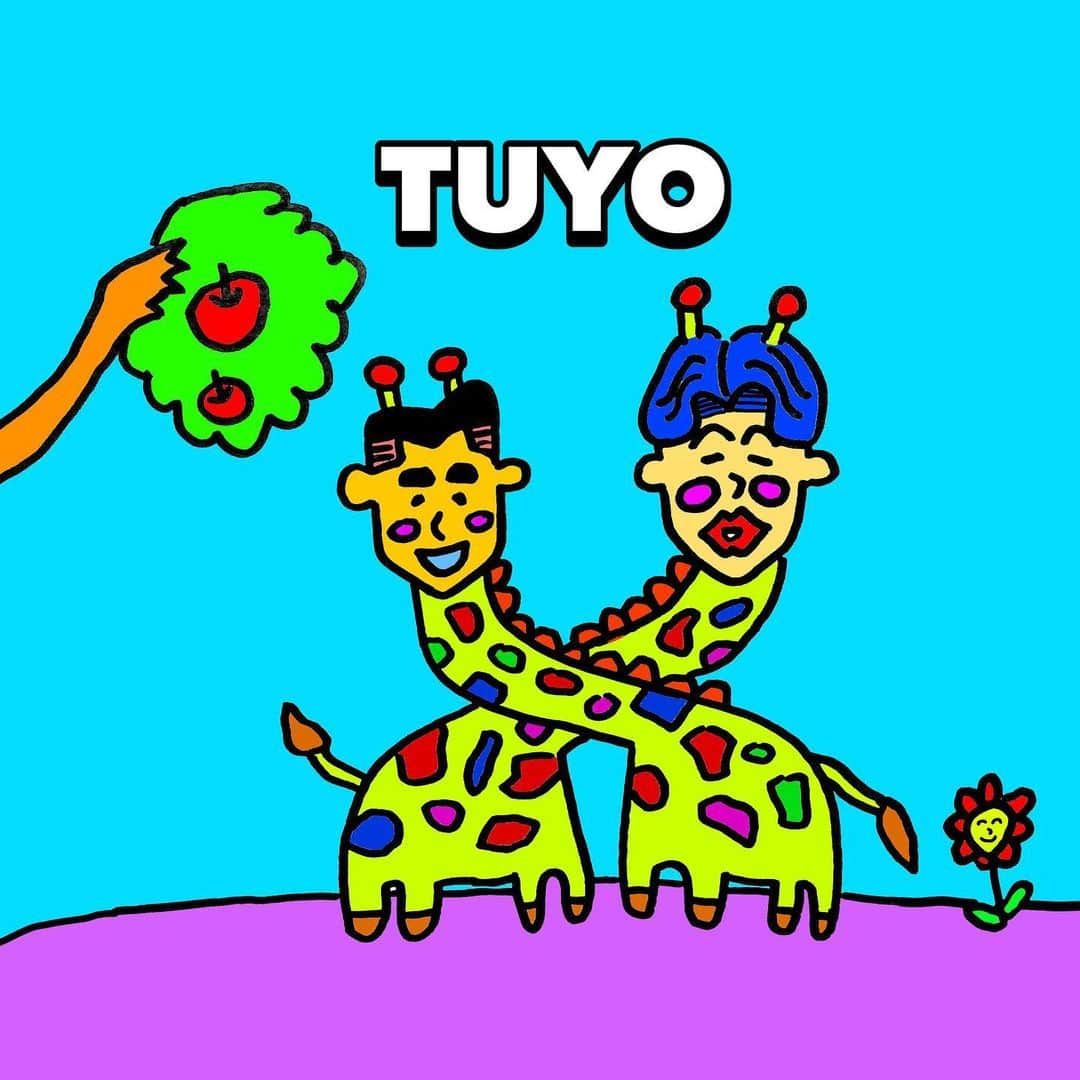 増田光一のインスタグラム：「8月のTUYOイラスト✌️」