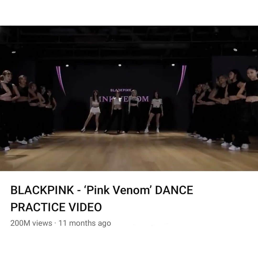 BLACKPINKさんのインスタグラム写真 - (BLACKPINKInstagram)「#BLACKPINK #블랙핑크 #PinkVenom #DANCE_PRACTICE_VIDEO #안무영상 #200MILLION #YOUTUBE #YG」8月24日 22時31分 - blackpinkofficial