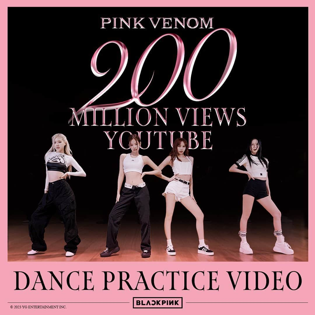 BLACKPINKさんのインスタグラム写真 - (BLACKPINKInstagram)「#BLACKPINK #블랙핑크 #PinkVenom #DANCE_PRACTICE_VIDEO #안무영상 #200MILLION #YOUTUBE #YG」8月24日 22時31分 - blackpinkofficial