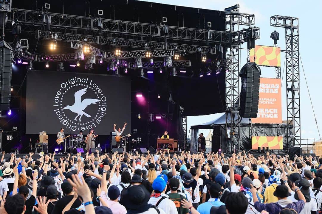 田島貴男のインスタグラム：「SUMMER SONIC 2023 #summersonic  #originallove」