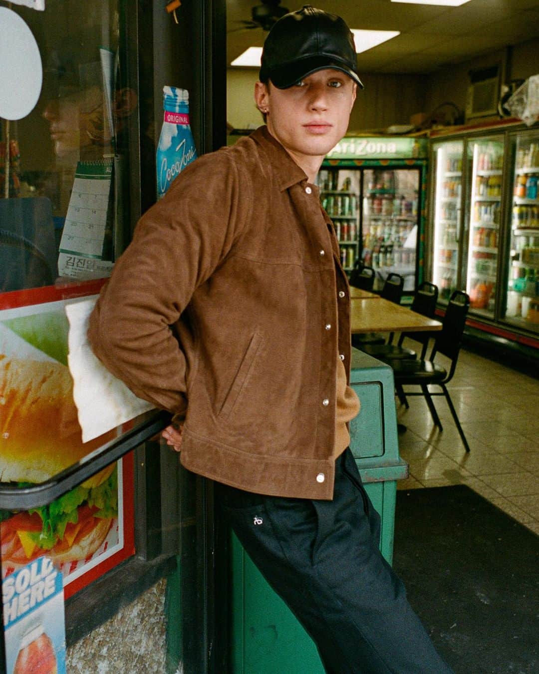 ラグ&ボーンのインスタグラム：「BODEGA MANNERS. The Owen Suede Trucker and Archival Jean.」