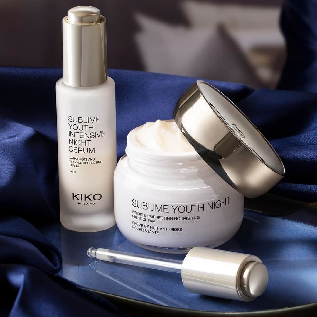 KIKO MILANOさんのインスタグラム写真 - (KIKO MILANOInstagram)「Get cozy for a well-deserved beauty sleep! 💤 Try our new Sublime Youth range for nourished skin and a radiant complexion when you wake up ☀️⁣ ⁣ #KIKOAntiAge #KIKOSkinCare #beautysleep #skincareroutine #nightserum ⁣ ⁣ New Sublime Youth Night Cream - Sublime Youth Intensive Night Serum⁣」8月25日 0時00分 - kikomilano