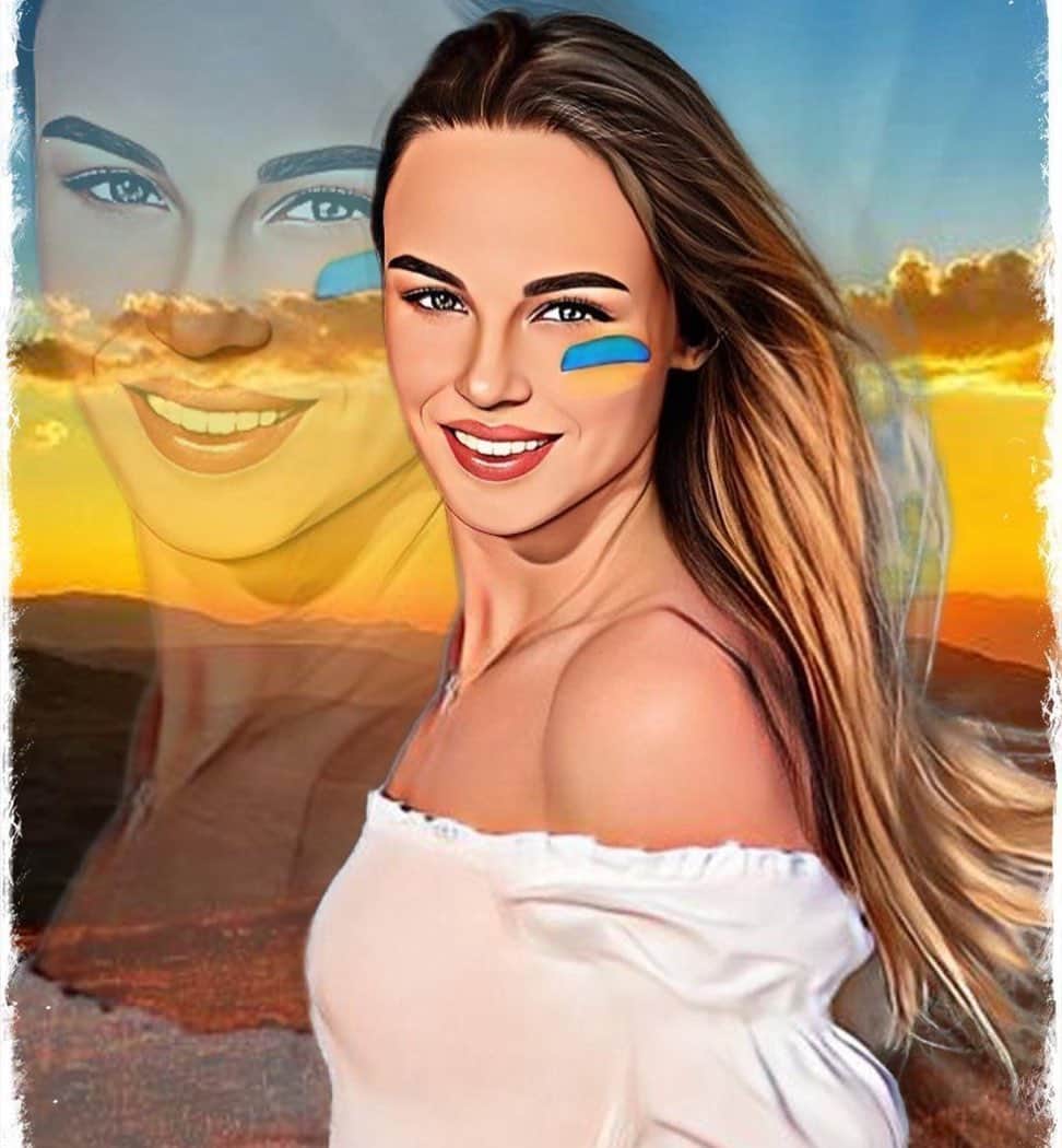 ダリア・ビロディドのインスタグラム：「З Днем Незалежності,люба та незламна🇺🇦❤️ Неймовірно пишаюся нашою країною💙💛 #independenceday」