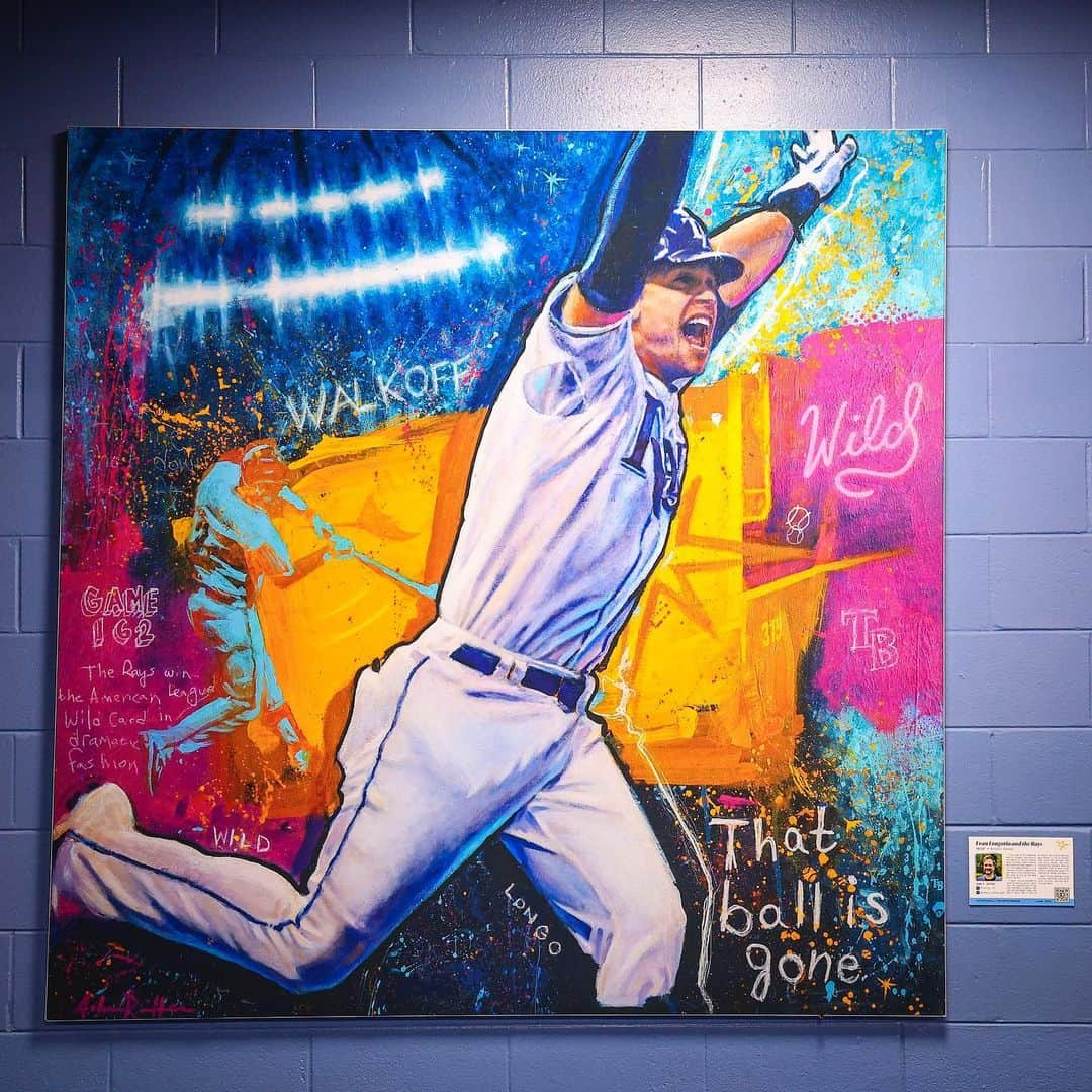 タンパベイ・レイズのインスタグラム：「See spectacular artistry through the eyes of local artists around the ballpark.  Find out more: Raysbaseball.com/ArtistSeries」