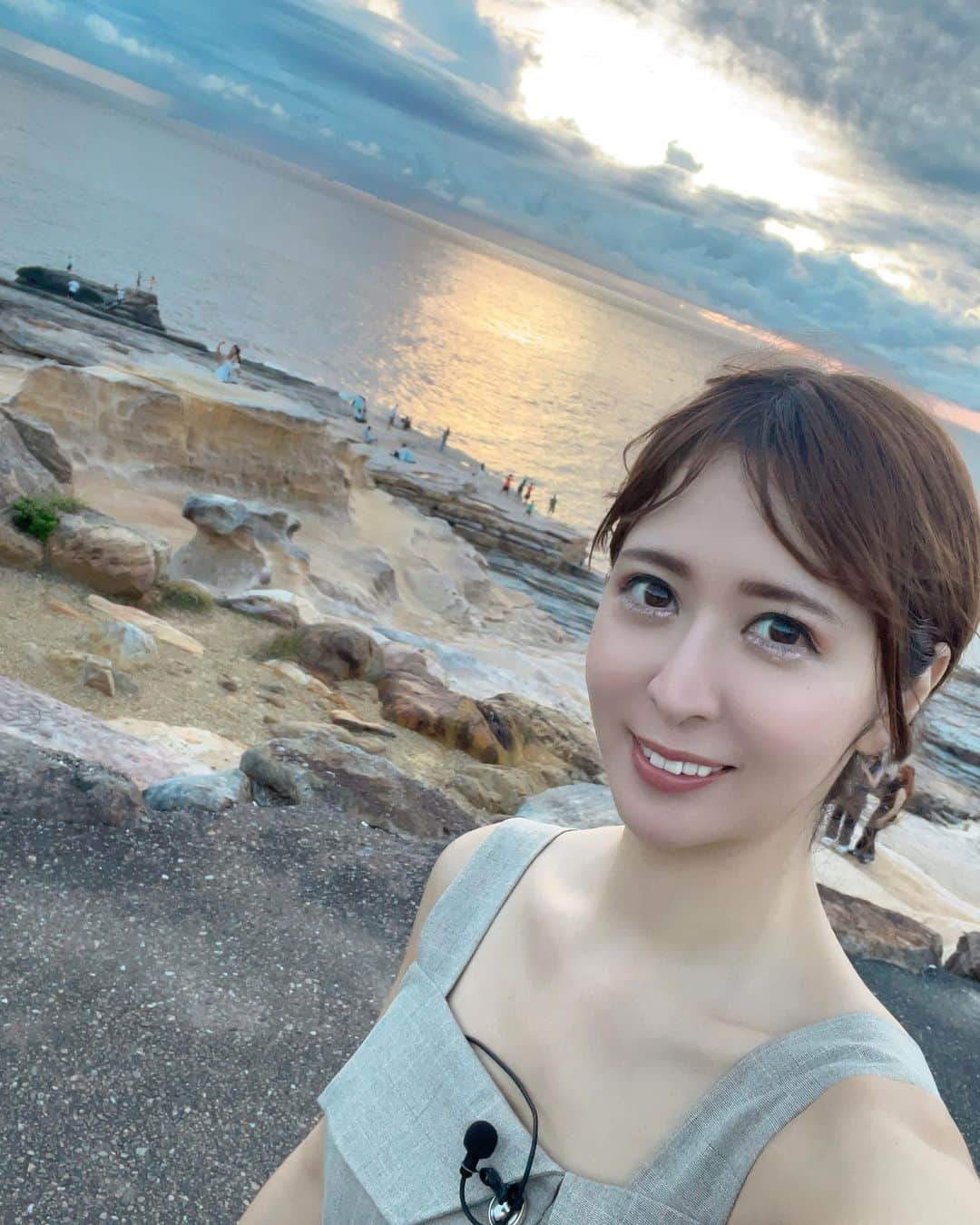 奥村美香のインスタグラム：「和歌山ロケ1日目💗 サンテレビの撮影に来ました📺  行ってみたかった白浜🥺💗 白浜の魅力をレポートします✨ マーブルTV見てね✨  明日も頑張ります✨ おやすみなさい😴😘🌙  #マーブルtv  #白浜  #ロケ  #サンテレビ  #関西tv  #リゾートガール」