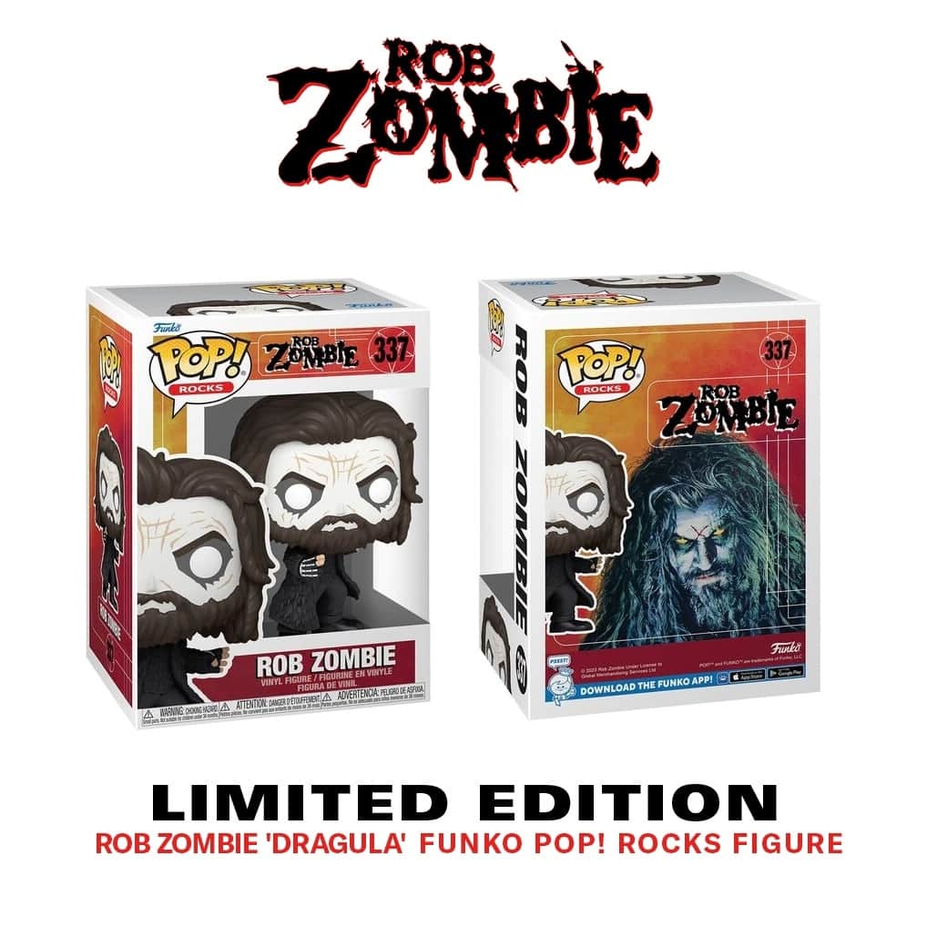 Revolverのインスタグラム：「⚡ Whether you're digging ditches or burning witches, you need this badass Rob Zombie 'Dragula' Funko Pop!⁠ ⁠ Pick yours up from our shop.⁠ 🔗 Link in bio.」