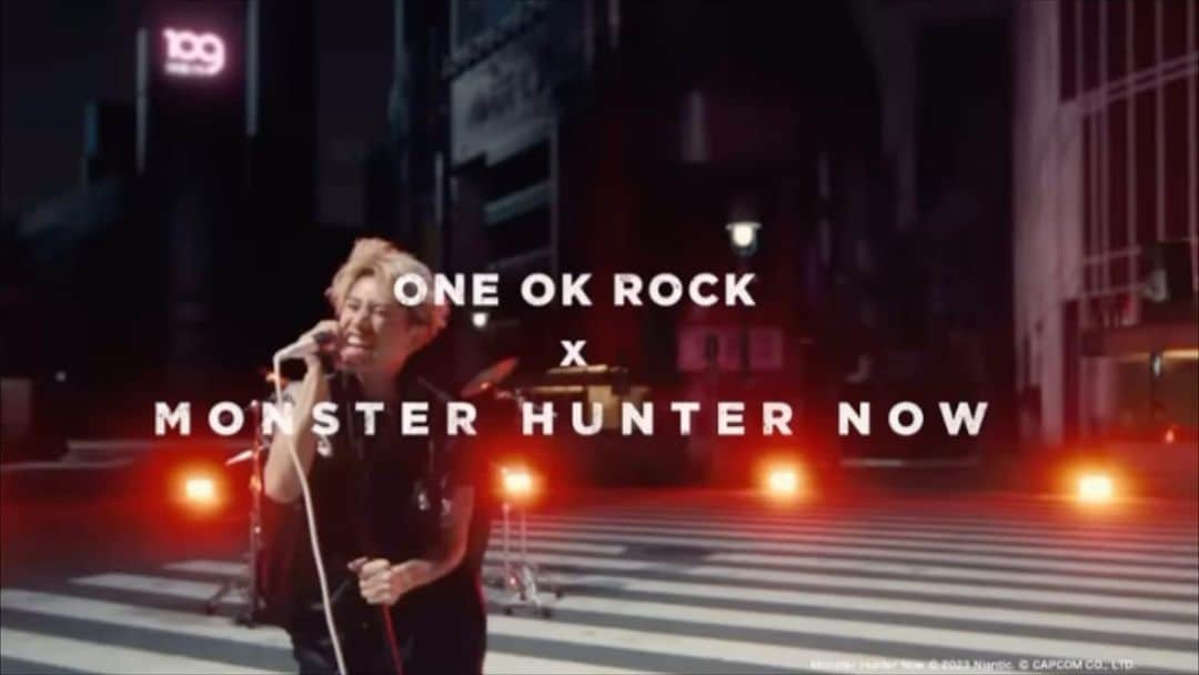ONE OK ROCK WORLDのインスタグラム：「→https://www.barks.jp/news/?id=1000238871  ◼️ONE OK ROCKは本日8月25日、ゲームアプリ『モンスターハンターNow』とタイアップした新曲「Make It Out Alive」を配信リリースした。あわせて、同曲MVのティザー動画も公開した。 『モンスターハンターNow』は9月14日にリリースされる、ナイアンティックとカプコンが提供する、現実世界で狩猟体験を楽しめるスマートフォン向けゲームアプリ。 今回のタイアップソング「Make It Out Alive」のジャケット写真には、ゲーム内にも登場するモンスター・ディアブロスが採用されている。  また、ONE OK ROCKと『モンスターハンターNow』がコラボレーションしたMVは、ONE OK ROCKのオフィシャルYouTubeチャンネルにて、日本時間8月29日22時からプレミア公開する予定となっている。 - ■New Single「Make It Out Alive」 2023年8月25日（金）配信開始 https://OOR.lnk.to/MIOAPu - #oneokrockofficial #10969taka #toru_10969 #tomo_10969 #ryota_0809 #luxurydisease#makeitalive#teaser」