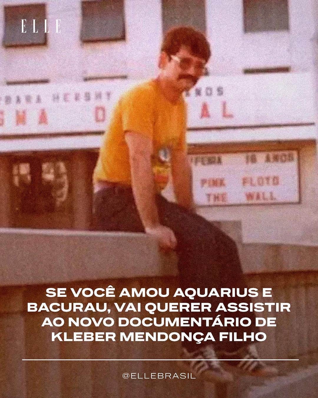 ELLE Brasilのインスタグラム：「Retratos Fantasmas, documentário de Kleber Mendonça Filho, cineasta responsável pelos sucessos Aquarius e Bacurau, chega nesta quinta-feira (24.8) às telonas brasileiras. Em elle.com.br, você descobre tudo sobre a nova produção que examina as transformações do cinema de rua de Recife e, no carrossel, a gente te conta mais sobre essa história.」
