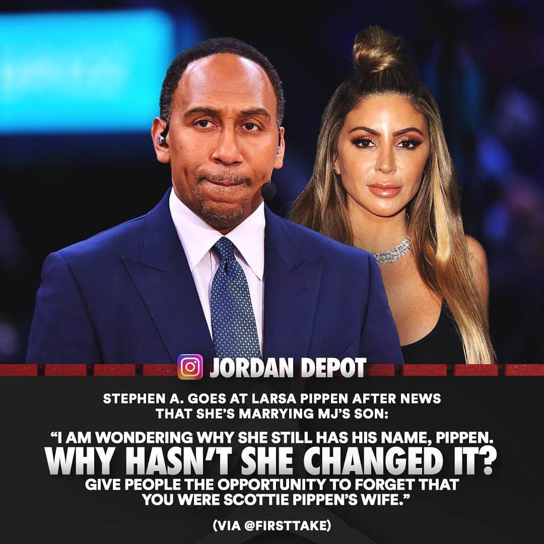 jordandepotのインスタグラム：「thoughts on stephen A’s take?」