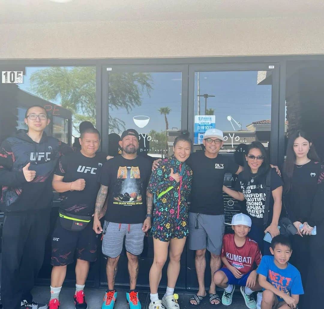 Noito Donaireのインスタグラム：「Congratulation lunch with @zhangweilimma Nothing like food after a victory!  Have a good rest at home with your family and let's continue training when you get back!!!   #ufc #boxing #lasvegas #China #philippines」