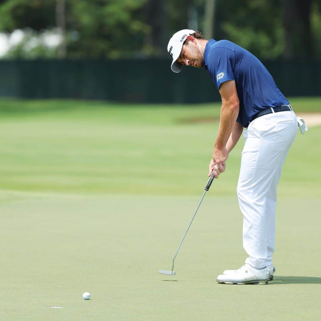 パトリック・キャントレーのインスタグラム：「Round 1 in the books. @tourchampionship」