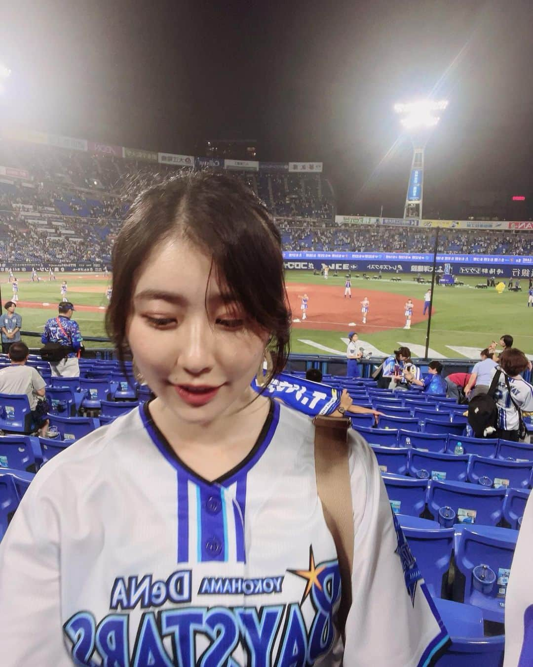 橘亜李彩さんのインスタグラム写真 - (橘亜李彩Instagram)「⚾️💙  #横浜優勝 #横浜denaベイスターズ #ベイスターズ #横浜スタジアム #ハマスタ #ベイスターズ女子 #diana #横浜優勝 #横浜頂戦」8月25日 13時36分 - arisa_tachibana1206