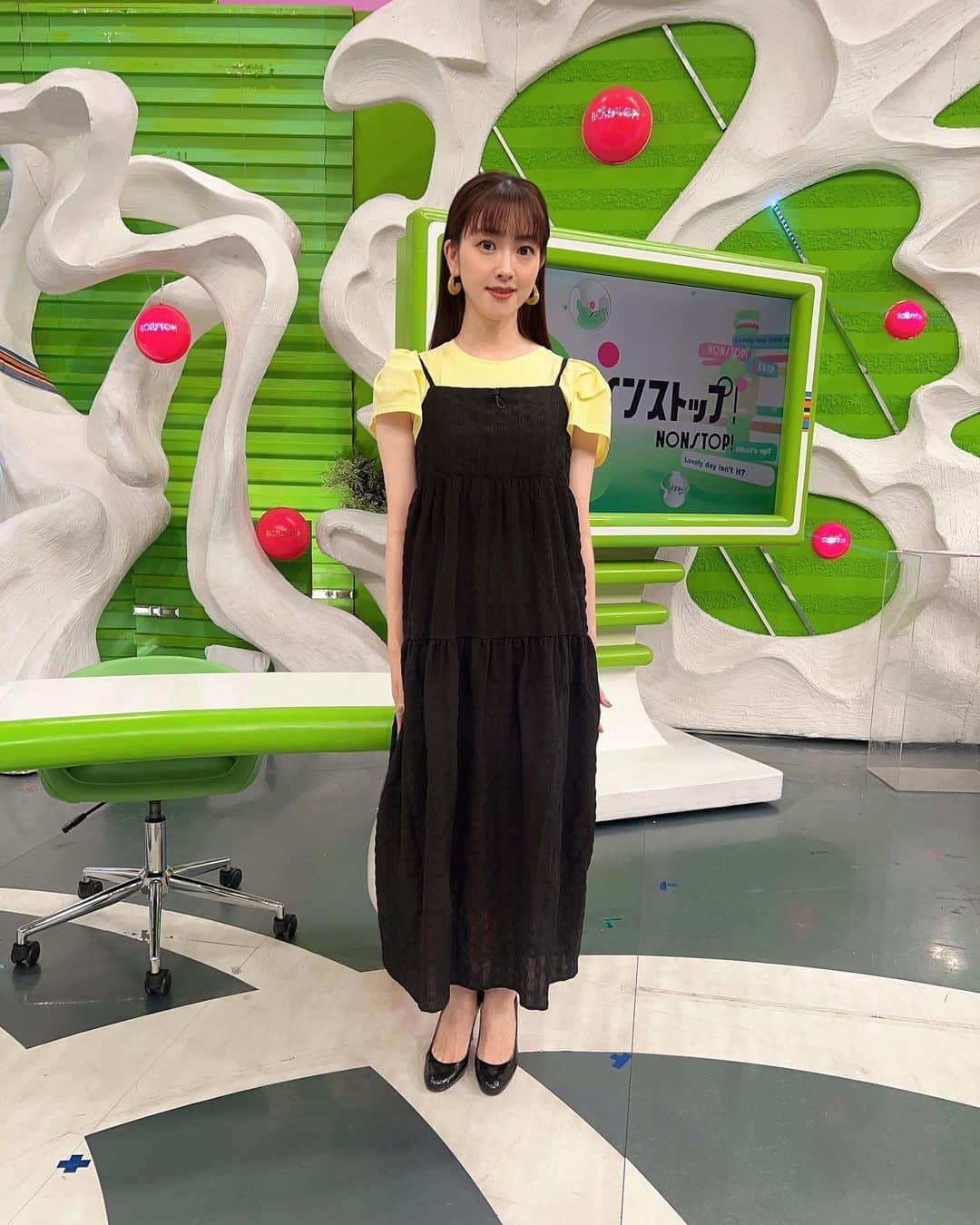 【公式】『ノンストップ！』のインスタグラム：「・ 今週もありがとうございました☺︎  #三上真奈 @mana.mikami47  #衣装」