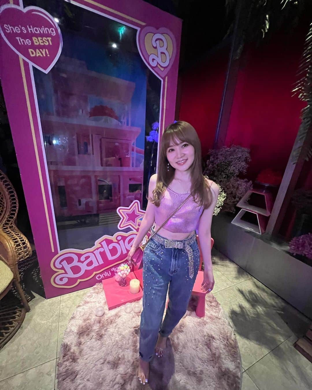 松本未夢さんのインスタグラム写真 - (松本未夢Instagram)「Barbie นี้พูดภาษาไทยไม่เก่งค่า😂💖 . . . #มิมุ #ไม่ใช่มุมิ #みーむー #みーむーの私服 #barbie #バービー  #แฟชั่น #fashionstyle #私服」8月25日 14時40分 - miiimuuu_chan
