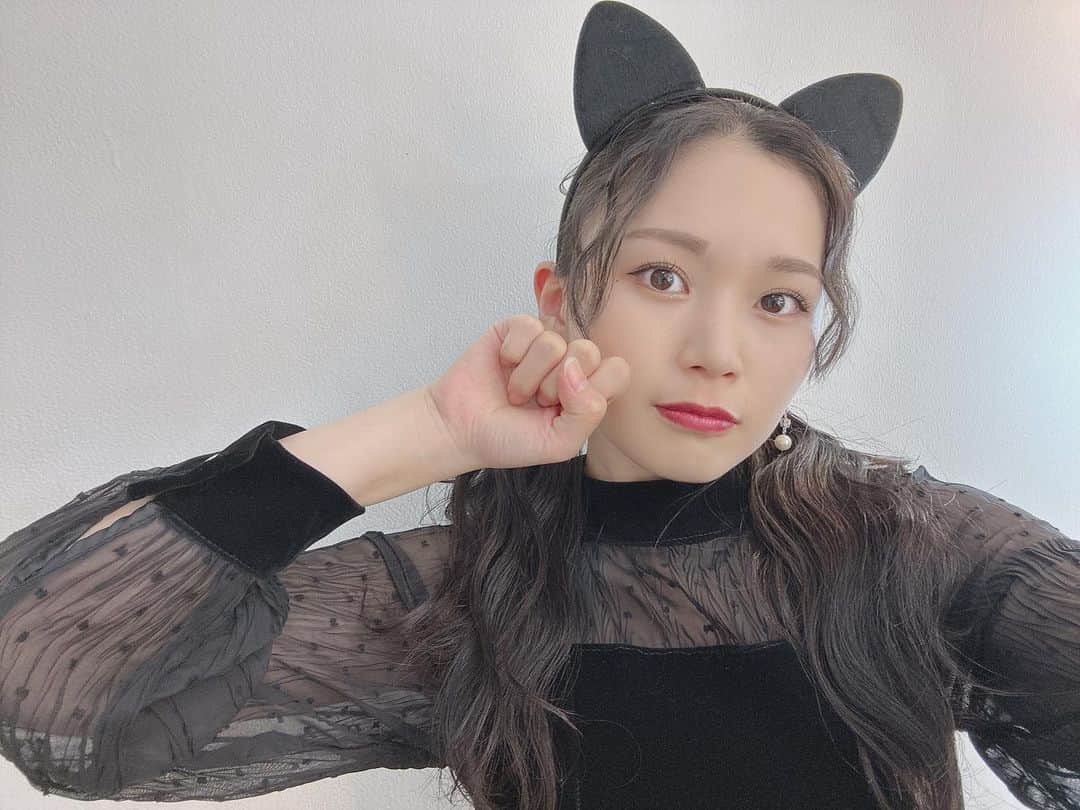 平井美葉のインスタグラム：「🐈‍⬛♡♡♡  ねこ。  #beyooooonds #helloproject #ハロプロ #アイドル #ハロショ #グッズ」