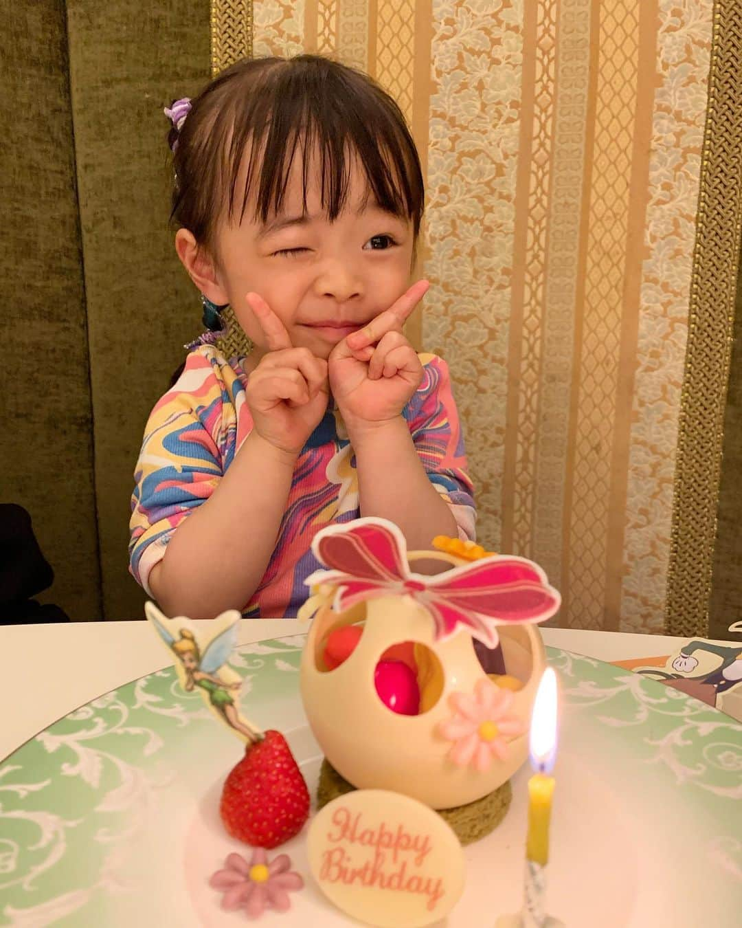 漆川由佳のインスタグラム：「2023年4月2日❤️衣琉茉❤️3歳誕生日🎂💕」