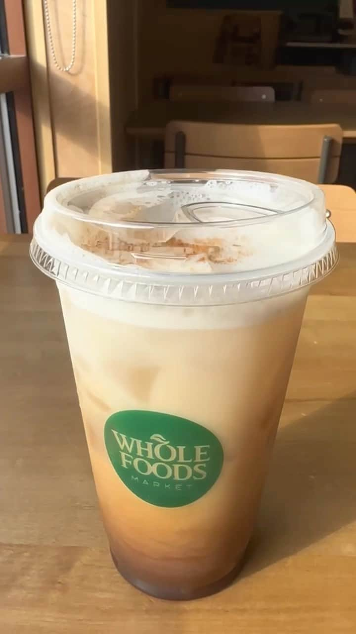 Whole Foods Marketのインスタグラム：「ICYMI: Grab a Brown Butter Cookie Latte at your local Whole Foods Market coffee bar. Locations and hours may vary 🫶🍪☕️」