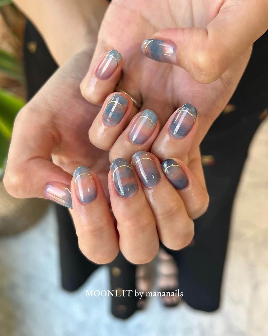 mananailsのインスタグラム：「from sunset to night🌅🌄🌌  Sunsetから夜にかけて🌌 参考画像は3〜5枚目  ☾120minオフ込み」