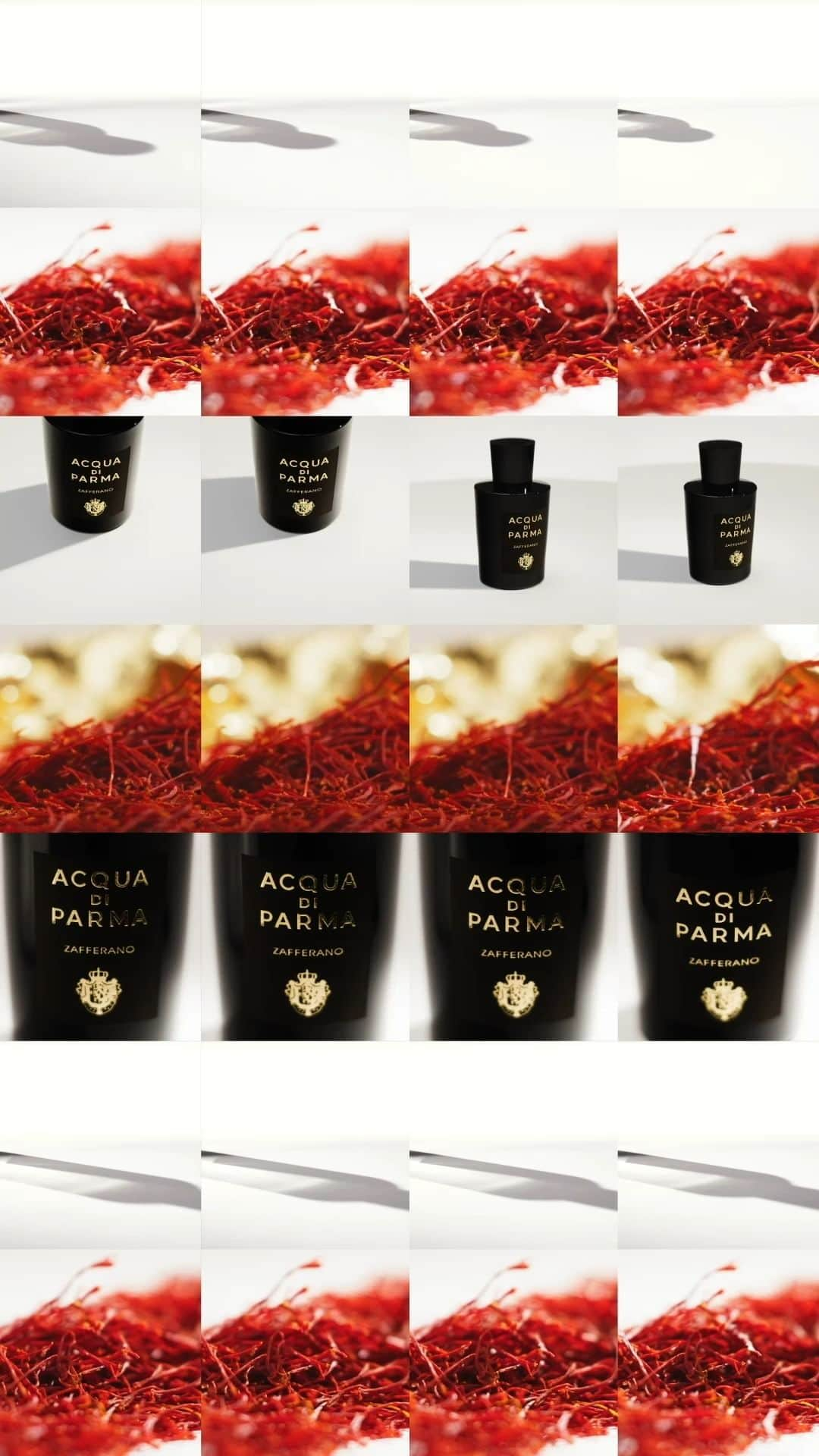 アクアディパルマのインスタグラム：「An exquisite experience that unfolds over time. A radiant interpretation of the precious and soft scent of Saffron.  #acquadiparma #Signaturesofthesun #zafferano #zafferanolaunch」