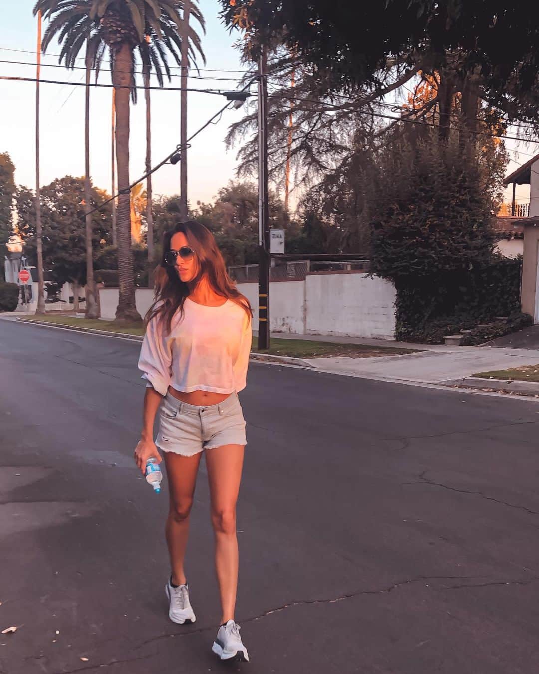 ドナ・フェルドマンのインスタグラム：「My love of @hoka #shoes began at the start of Covid when I had all the time in the world to go on many #sunset strolls #fbf」
