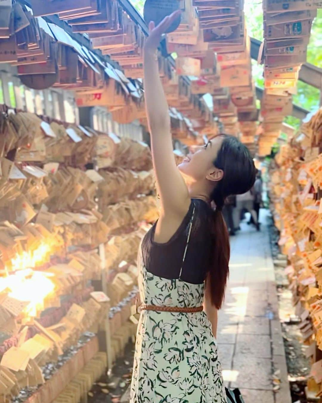 ひかりさんのインスタグラム写真 - (ひかりInstagram)「川越氷川神社にいってきたよ☺️ 過去2回行った事あったけど、進化してて凄くオシャレな神社になってた⛩️ 小江戸散策は初めてだったから楽しい☺️なんかいいね✨ #小江戸#川越氷川神社#川越食べ歩き #神社#パワースポット神社 #小旅行」8月25日 17時25分 - piiiiiii_k