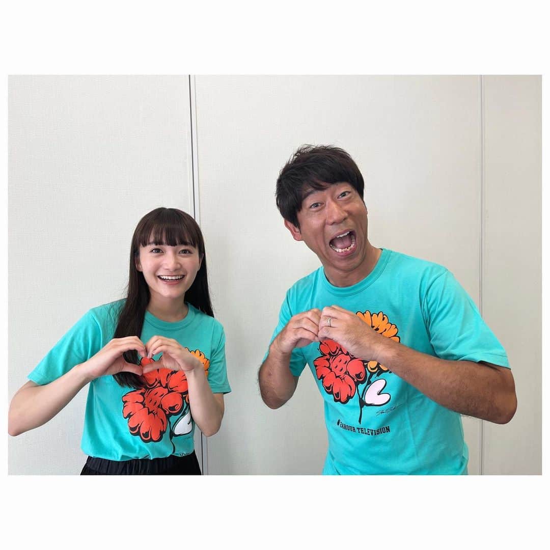 のインスタグラム：「いよいよ明日午後6時30分から始まります！24時間テレビ🌈✨✨  私たちは土日イオンモール福岡にずっといますので是非遊びにきてください❣️  今年の24時間テレビは4年ぶりに対面募金が再開です！私たちも募金ブースでチャリティー活動を行いますので、皆様の温かいご支援お待ちしています🕊  原口さんの勢いに負けぬよう食らいついて福岡を一緒に盛り上げていきますっ🔥🔥  よろしくお願いします！  #24時間テレビ」