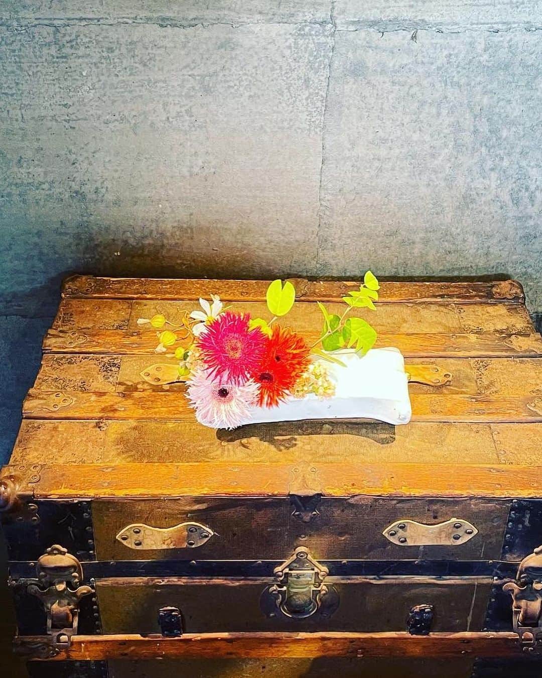 宮田麺児のインスタグラム：「完成。 花瓶が最高です  #花瓶#生け花#花いけ #丹波篠山#立杭焼」