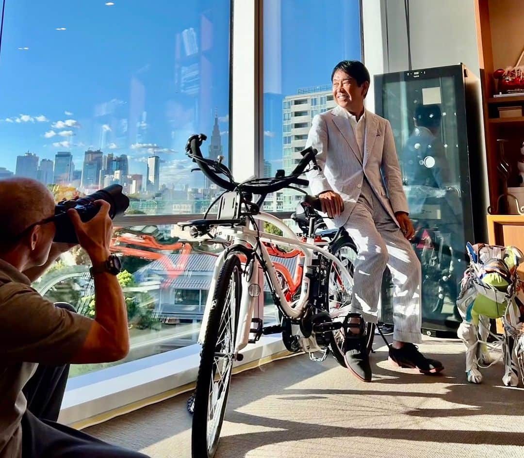設楽洋のインスタグラム：「取材終了❣️😃👍」