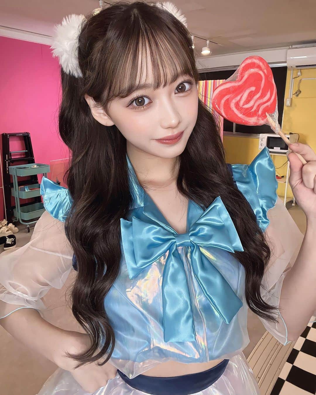 白川れなのインスタグラム：「推す？🤔💭 ⁡ ⁡ ⁡ ⁡ ⁡ ⁡ ⁡ ⁡ ⁡#アイドル #iiiidolll  #エクステ #グレージュ #韓国メイク#fashion #portrait #selfie #随手拍 #網美 #셀카 #패션 #데이트」