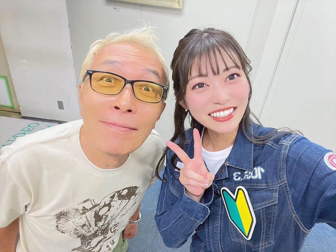 前田亜美さんのインスタグラム写真 - (前田亜美Instagram)「. 【出演情報のお知らせ】 いよいよ明日！ 8月26日(土)あさ7:30～ MBS・TBS【所さんお届けモノです！】  奥州街道で発見！全国に広めたい宿場町のイチ推し名物、第3弾🎁✨ . . 新井さんの代打で新アシスタントとして出演します！. . . どっきどきでした🥹!!. . 前日は凄く緊張してたけど スタジオでは緊張よりも楽しみのほうが強くて とても幸せな時間でした(人´ `) . 所さんのリアクションを間近で感じられるのも新鮮で、、 田中さんにサポートもしていただき学びがたくさん！ . . 所さんとも念願の！！！ 一緒にお写真撮っていただきました✌🏻.  写真お願いしたら、自撮りの方が面白いじゃーん！！！って 自撮りしてくれましたーーーー‪( ´• ͜ •` )笑！.  本当に優しいです……🥹 . SNSに載せていいか聞いたら 食い気味で｢いいよーーー！｣って言ってくださったので、、☺️  特別に*.( *˘˘* ).*. . 全国放送なので ぜひ明日ご覧ください！！. .  #所さんお届けモノです  #所ジョージ さん  #田中卓志  さん」8月25日 19時37分 - ami___maeda0601